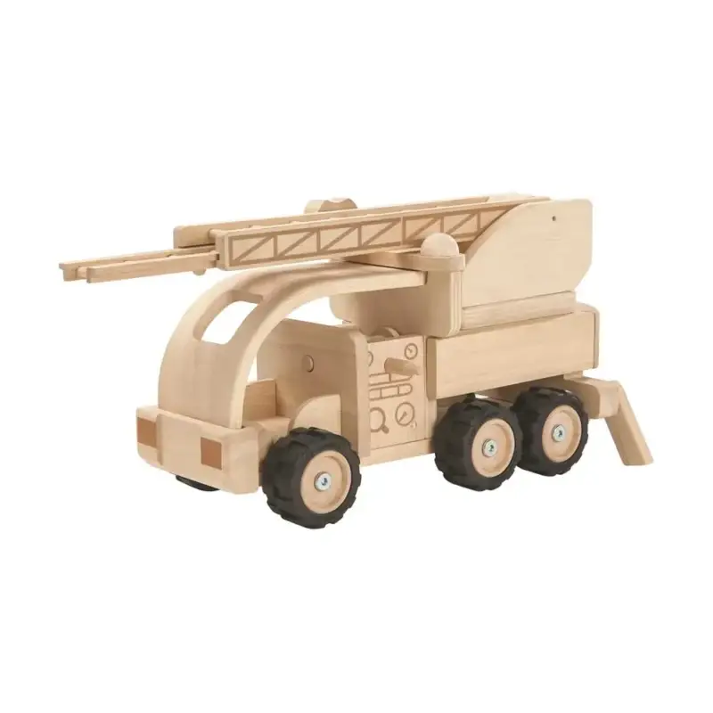 Expressversand Plan Toys FeuerwehrautoHolz natur