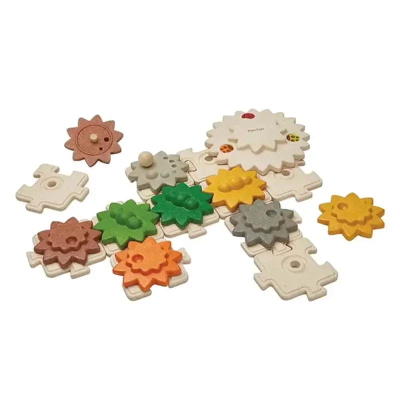 Wochenendangebot Plan Toys Kinderpuzzle Getriebe Holz