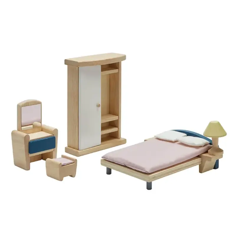 Angebot Plan Toys Schlafzimmer Orchard Zubehör für Puppenhaus