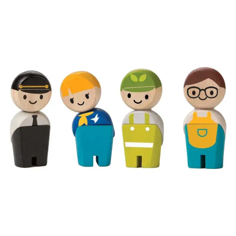 Plan Toys Spielzeug Figuren-Set Handwerker Holz Neuheit
