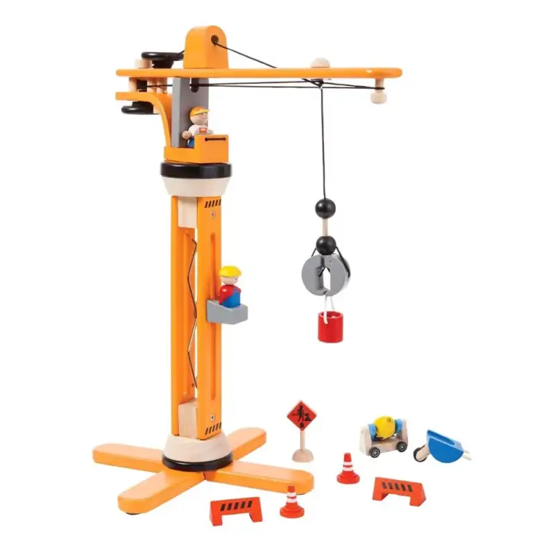 Beliebt Plan Toys Spielzeug Kran-Set Holz