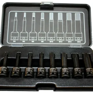 Schlagschrauber Nusskasten, Spline Nüsse, 3/8 Zoll Satz, Cr-Mo Neu