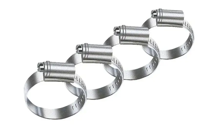 Bestpreis Schlauchschelle mit Bandbreite 9 mm (W1), Spannbereich 16-27 mm - 4 Stück