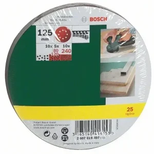 Schleifblatt-Set für Exzenterschleifer 25-teilig Versand Am Gleichen Tag