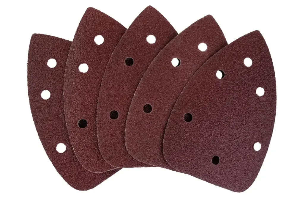 Schleifdreiecke, Korn 120, 140 x 140 x 8 mm, 5 Stück Sichere Zahlung
