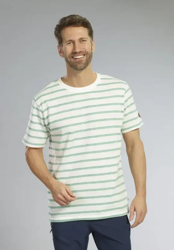 Echt T-Shirt, Farbe grün-gestreift, Gr.2XL