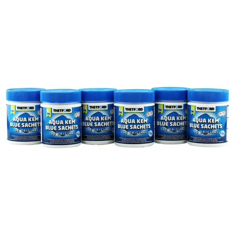 THETFORD Aqua Kem Blue Sachets Behälter á 15 Beutel = 6 Dosen Mega-Angebot