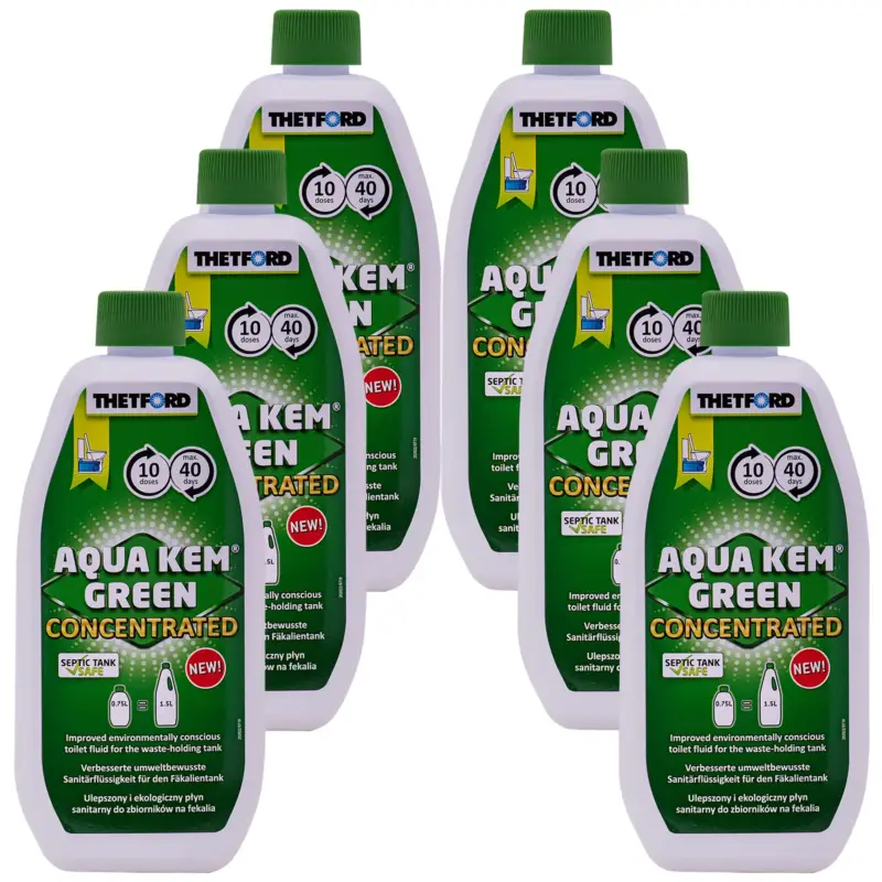 THETFORD Aqua Kem Green 6 x 0,75 Liter Konzentrat Heißes Angebot