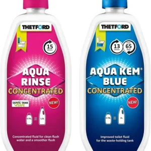 Saisonangebot THETFORD Duopack Aqua Kem Blue 0,78 Liter & Aqua Rinse 0,75 Liter