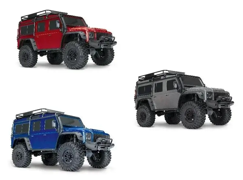 Beliebt TRX-4 LR Defender 4x4 metallicblau RTR o. Akku/Lader 1/10 4WD Scale-Crawler Brushed