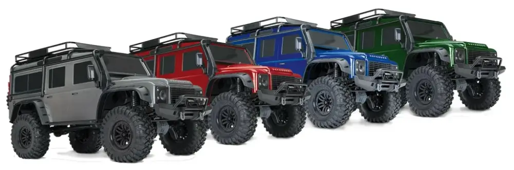 Neue Ware TRX-4 Land Rover Crawler 1/10 silber Crawler 2.4GHz (Link-fähig) ohne Akku, ohne Lader