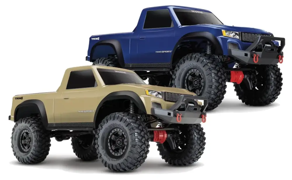 TRX-4 Sport 4x4 blau RTR ohne Akku/Lader 1/10 4WD Scale-Crawler Brushed Neuheit