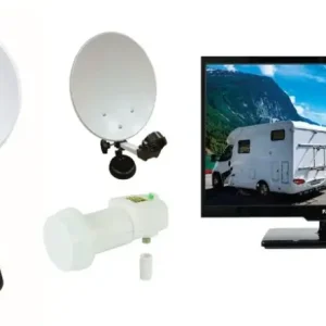 Nur Heute TV Camping Set im Koffer mit 19 Zoll LED-TV