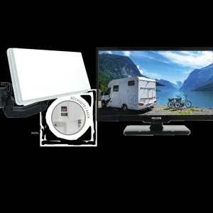 Top-Seller TV Camping Traveller Kit II, inkl. 24 Zoll LED-TV