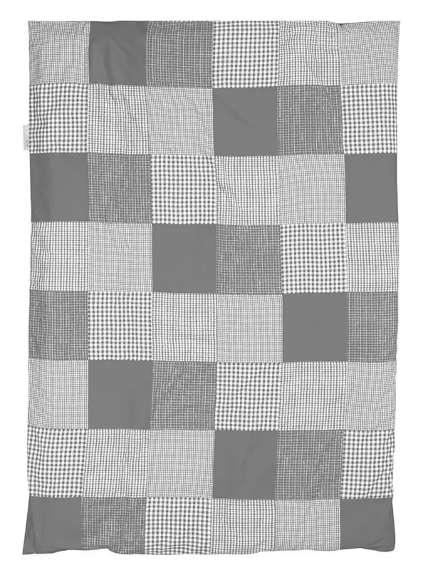Taftan Bettwäsche Patchwork 170 x 230 grau Saisonangebot