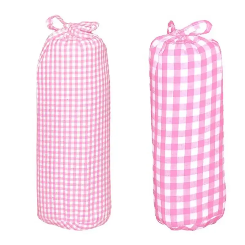 Taftan Spannbettlaken 70 x 140 vichy & karo rosa, karogrösse: 3 mm Beliebt