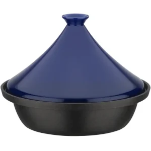 Tajine 2-farbig, blau - orientalische Pfanne mit Deckel Garantierte Lieferung