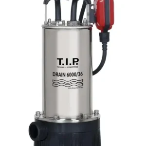 Tauchdruckpumpe Drain 6000/36, max. 6.000 l/h, 34m Förderhöhe, Fremdkörper bis 2 mm Sichere Zahlung