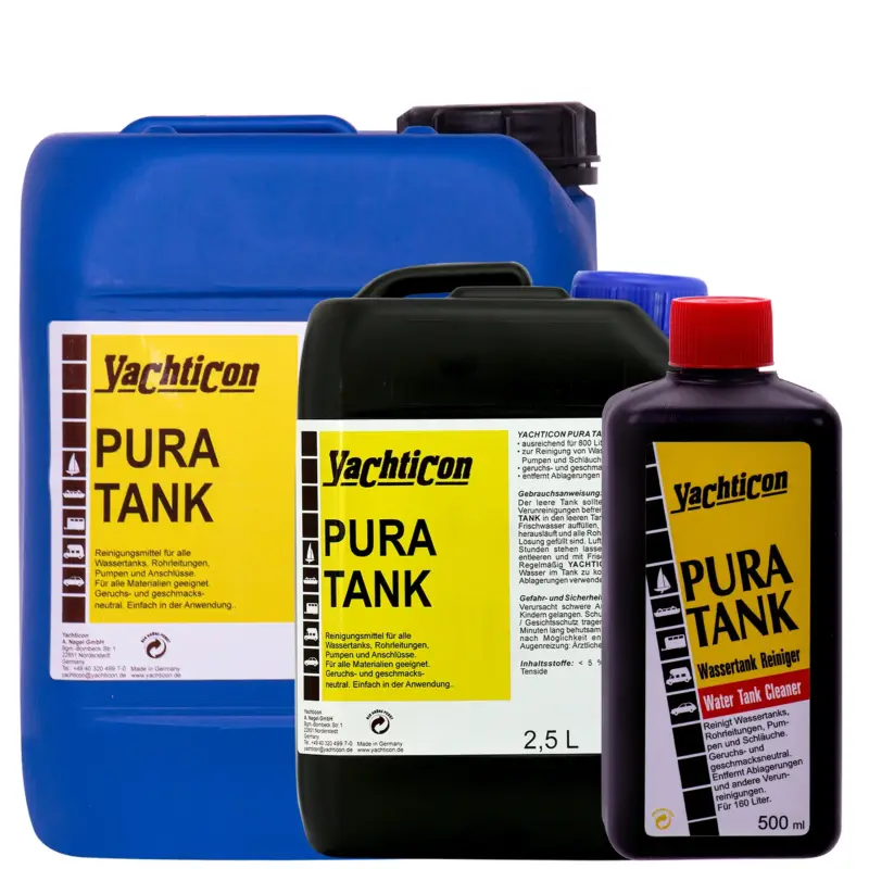 Ausverkauf YACHTICON Pura Tank ohne Chlor Trinkwasserreiniger in verschiedenen Größengebinden