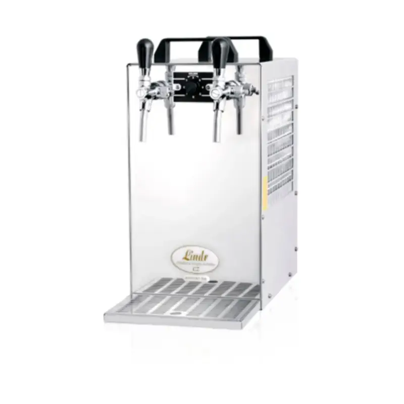 Zapfanlage, Bierzapfanlage Kontakt 70/K, 2-leitig Trockenkühlgerät aus Edelstahl, 90 Liter/h, mit Membranpumpe, Green Line Meistverkauft