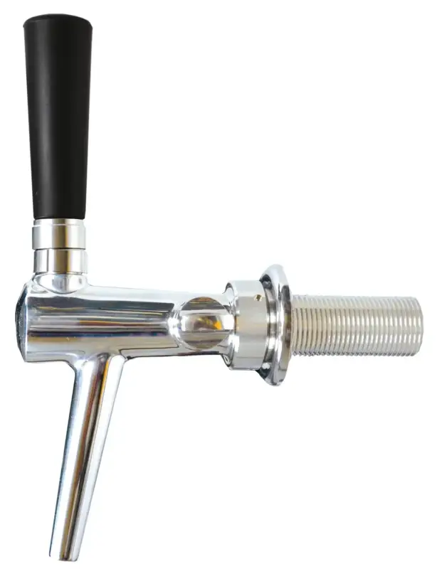 Zapfhahn, Kompensatorhahn, Bierzapfhahn, Schankhahn - C-TAP, Chromnickelstahl, Perfekte Schaumqualität & Langlebigkeit, Gewindelänge: 55 mm Letzte Chance