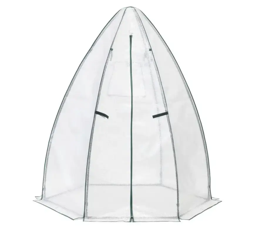 Geprüft Zelt Winterzelt 160x160x183 cm Weiß