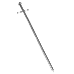 Super-Preis Zeltheringe aus verzinktem Stahl mit Nagelkopf und Quernagel 23cm, 6 mm, 10 Stück