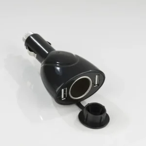Geprüft Zigarettenanzünder Steckdose mit 2 USB Steckdosen