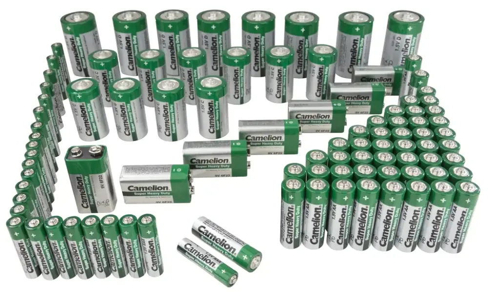 Letzte Chance Zink-Kohle-Batterien 98-teiliges Sparset