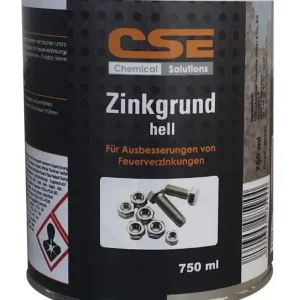 Zinkfarbe, silber-hell, streichfähige Spezialfarbe, 750 ml Billig