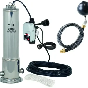 Zisternen-Tauchdruckpumpe EJ 6 Plus mit Anschlusszubehör & elektr. Pumpensteuerung, bis 6.300 l/h Förderm. Zertifiziert