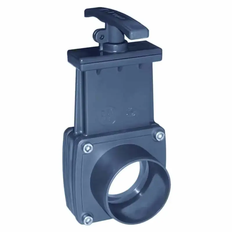 Zugschieber 110mm, PVC Schieber, Zugschieber Teich, 110 x 110mm Solange Der Vorrat Reicht