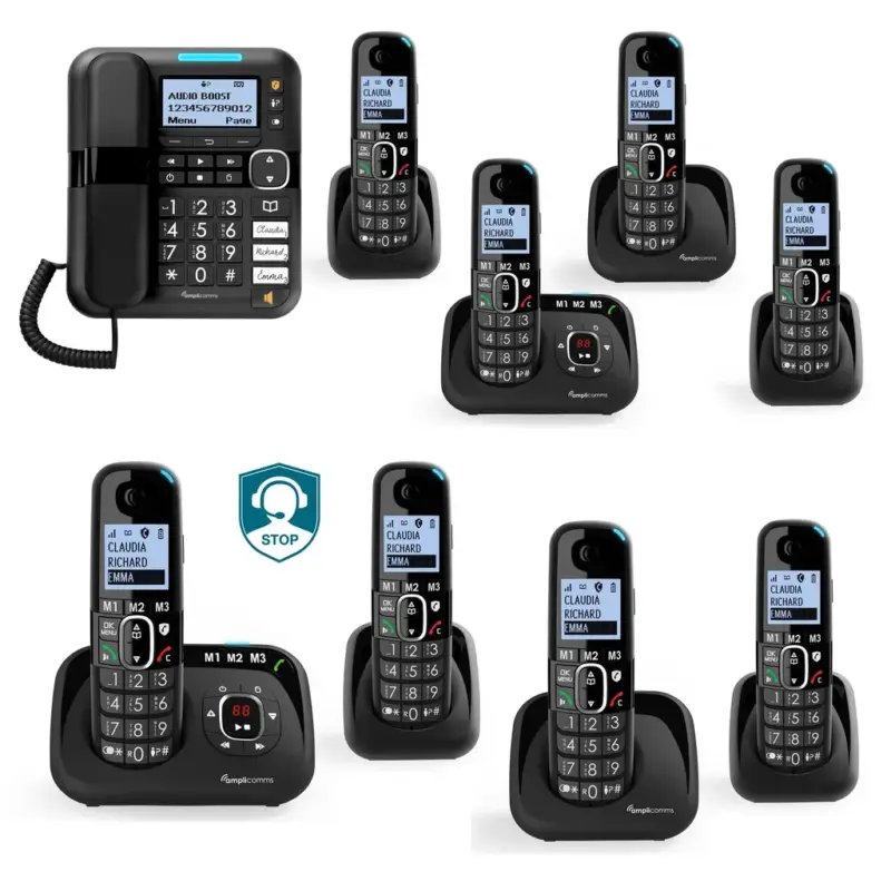 Versand Am Gleichen Tag Zusatzhörer für Schnurlos Großtastentelefon BigTel 15xx