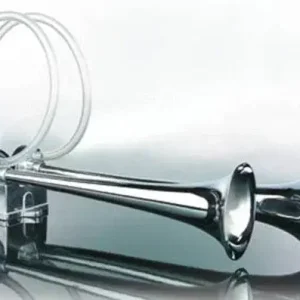 Zweiklang Kompressor Fanfare/ 12 Volt - Lufthorn m. Befestigungsmaterial Markenprodukt