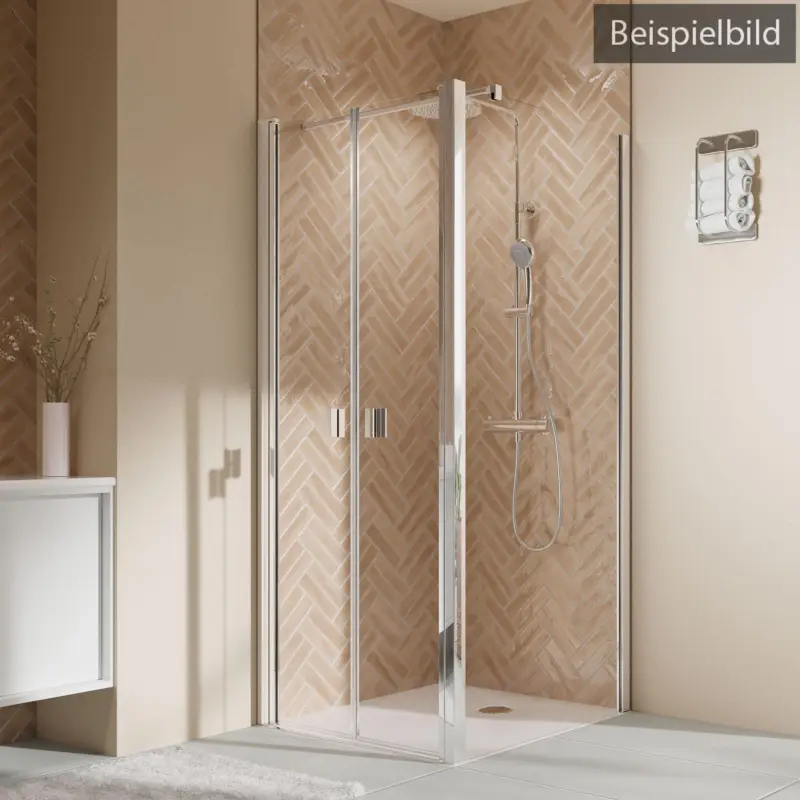 Top-Seller Breuer Elana 2.0 eckig Seitenwand für Pendeltür Wandanschlag rechts Intima 100 cm - Alu Chromeffekt