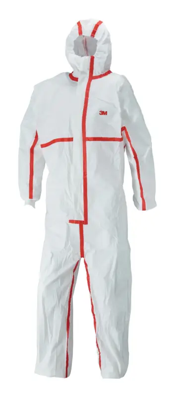 3M Schutzanzug 4565 weiß/rot, Typ 4/5/6 Größe 4XL Preis Gesenkt