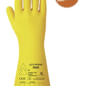 Ansell Isolierhandschuh ActivArmr Kat.III, gelb/gelb RIG014Y, Größe 12(Verpackungseinheit: 1Paar) Schneller Versand