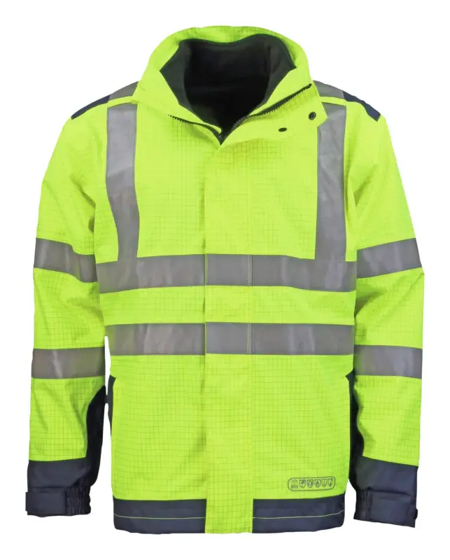 Asatex Multinorm-Parka 3850G gelb/blau, Reflex, Größe XL Größe XL Direktkauf