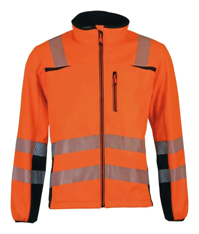 Expressversand Asatex Softshelljacke Trendline, Größe 3XL orange/schwarz Größe 3XL