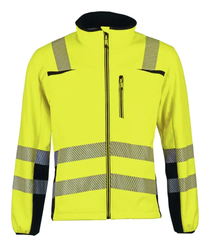 Saisonangebot Asatex Softshelljacke Trendline, Größe XL gelb/schwarz Größe XL