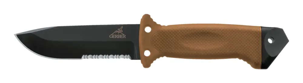 Gerber Survivalmesser LMF II Infantry Coyote Brown(Verpackungseinheit: 3Stück) Neu Im Sortiment