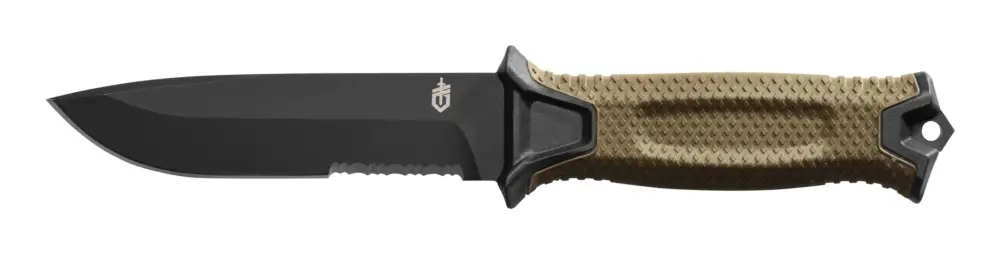 Begrenztes Angebot Gerber Survivalmesser Strongarm Fixed Coyote Serrated(Verpackungseinheit: 3Stück)