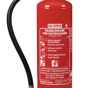 Gloria Schaumfeuerlöscher 9 Liter SDE 9 flourfrei Brandklasse A & B Nur Für Kurze Zeit