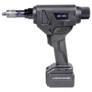 Goebel Akku-Sechskant-Stanzgerät GO-HX 1 i. Koffer 2 Ah 36W 2xAkku und Laderät M4-8 Versand Am Gleichen Tag