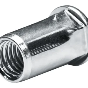 Goebel Sechskant-Blindnietmutter Stahl Flachrundkopf M4 TeilSK Klemmbereich 0,5 - 2,5 mm(Verpackungseinheit: 250Stück) Direktkauf