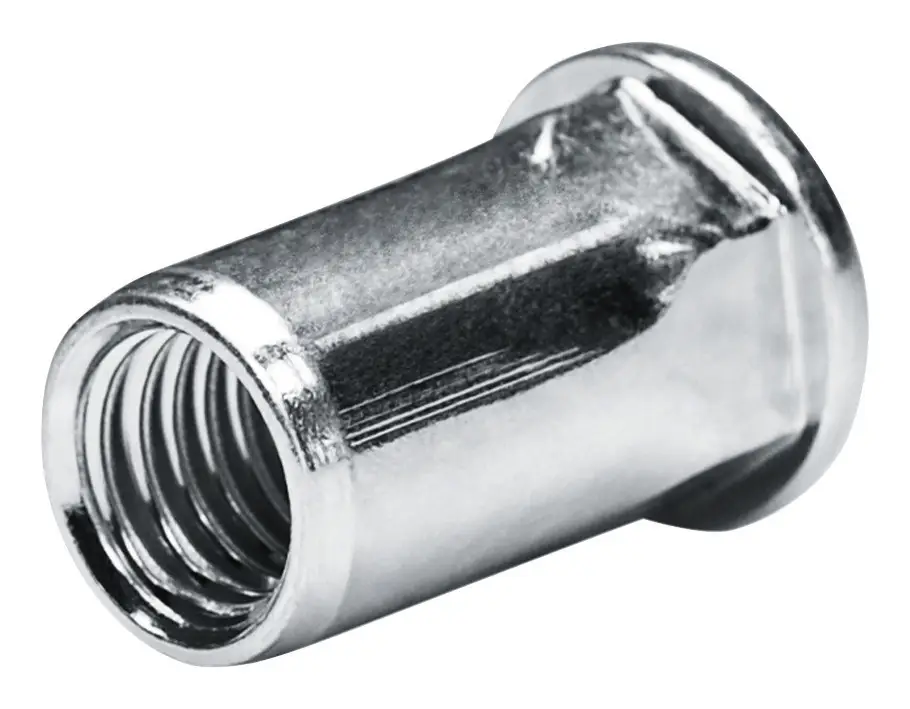Goebel Sechskant-Blindnietmutter Stahl Flachrundkopf M4 TeilSK Klemmbereich 0,5 - 2,5 mm(Verpackungseinheit: 250Stück) Direktkauf