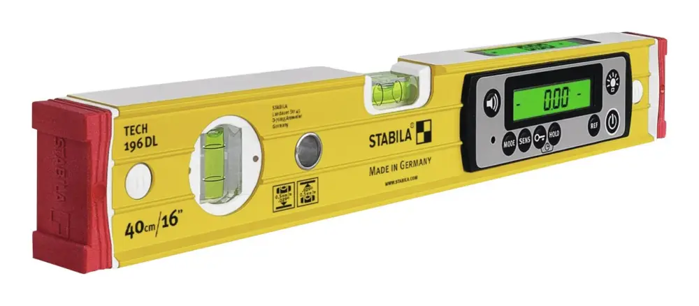 Billig Stabila Elektronik-Wasserwaage TECH 196 DL 40 cm IP 67