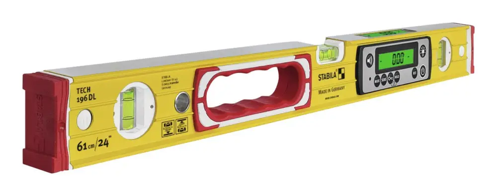 Stabila Elektronik-Wasserwaage TECH 196 DL 61 cm IP 67 Geprüft