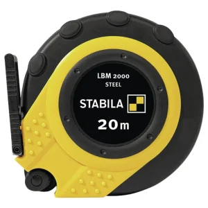 Neu Stabila Kapselbandmaß Stahl 20 m x 13 mm Maßanfang B