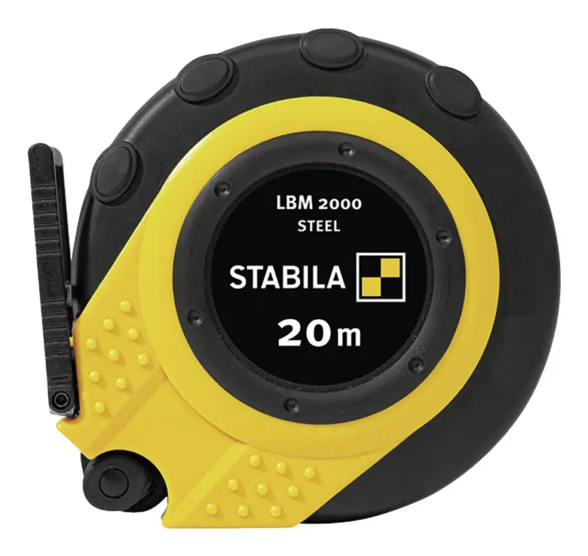 Neu Stabila Kapselbandmaß Stahl 20 m x 13 mm Maßanfang B